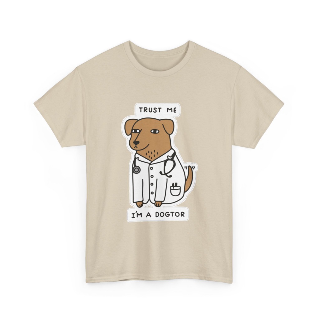 Trust Me I'm a Dogtor Cartoon Graphic Tee