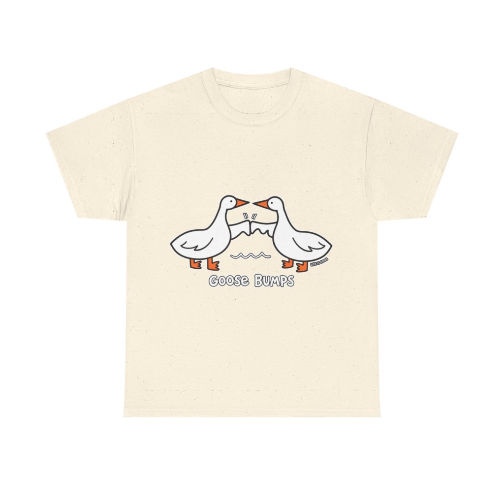 Goose Bumps Geese Graphic T-Shirt