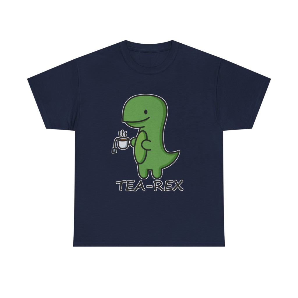 T-Shirt: Cute Tea-Rex Dinosaur Graphic Print