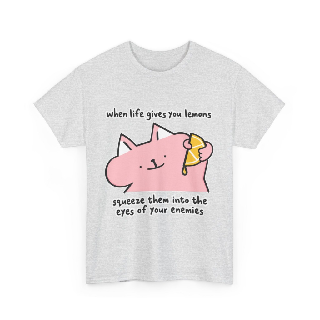 When Life Gives You Lemons Cat Graphic Tee