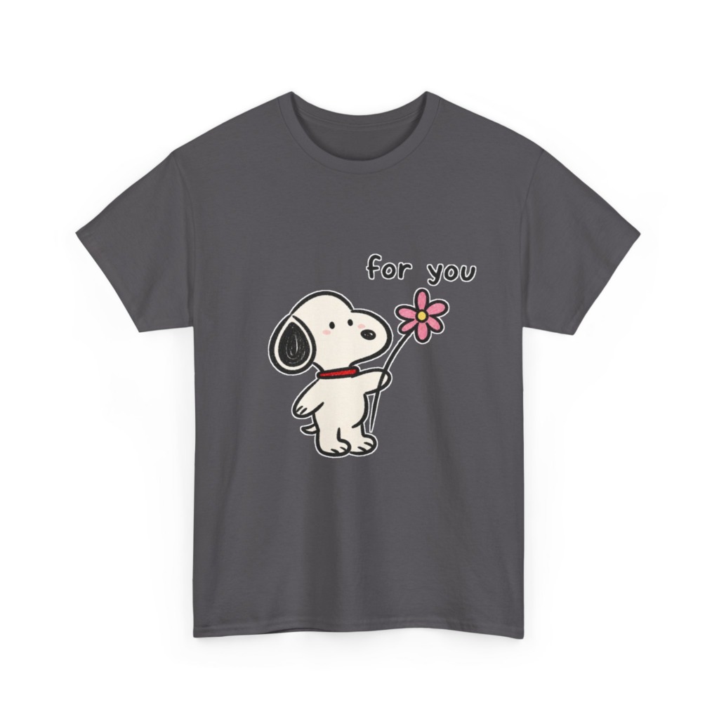 Snoopy 'For You' Flower Graphic T-Shirt