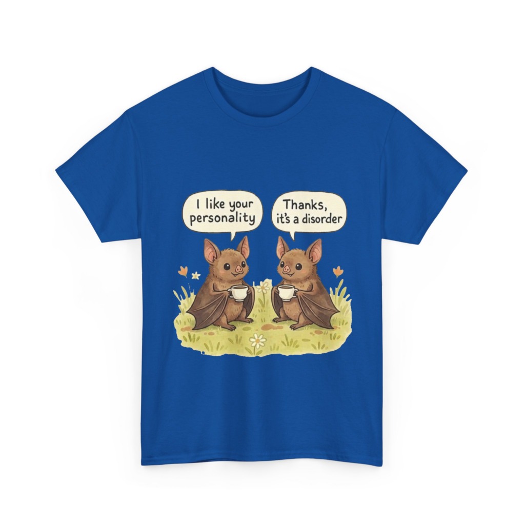 T-Shirt: Bats Personality Disorder Coffee Quote
