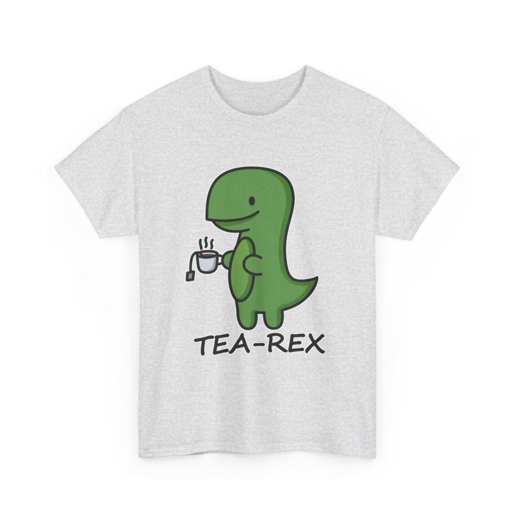 T-Shirt: Cute Tea-Rex Dinosaur Graphic Print