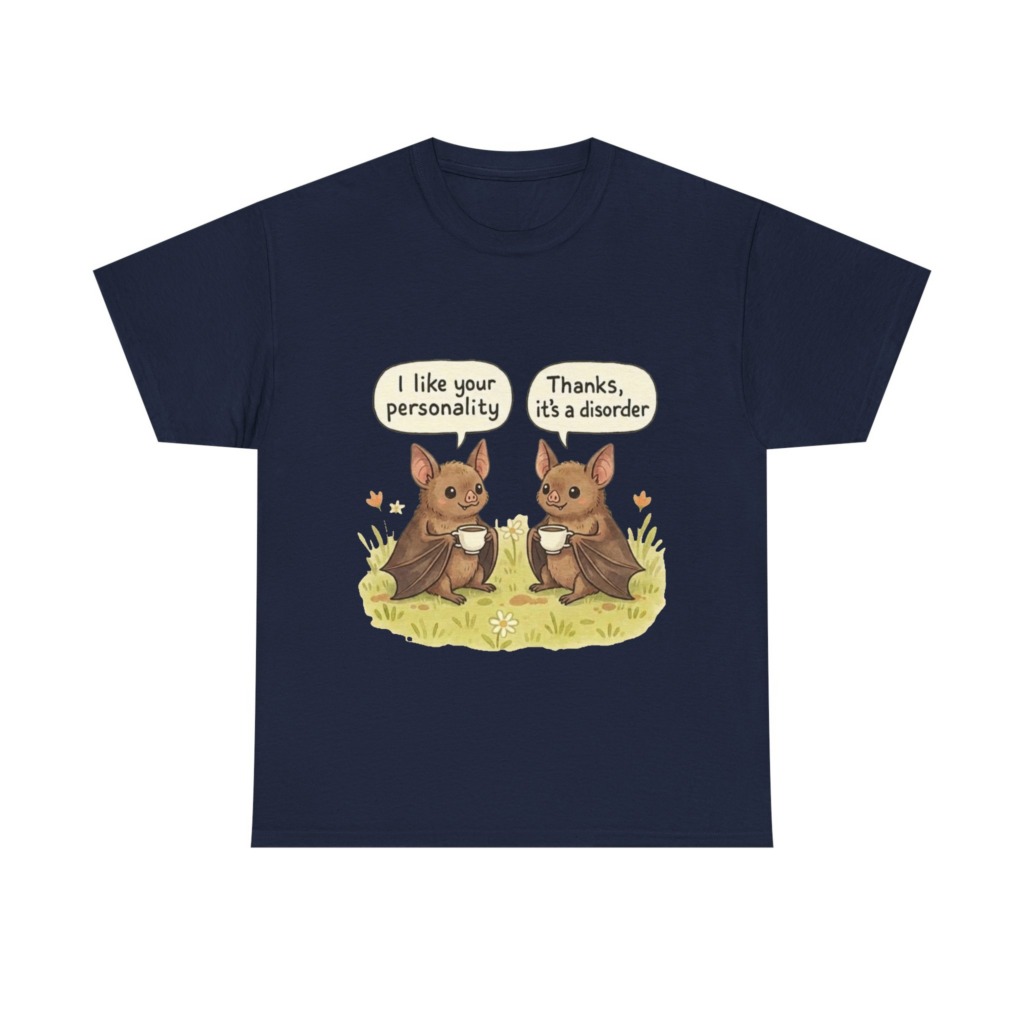 T-Shirt: Bats Personality Disorder Coffee Quote