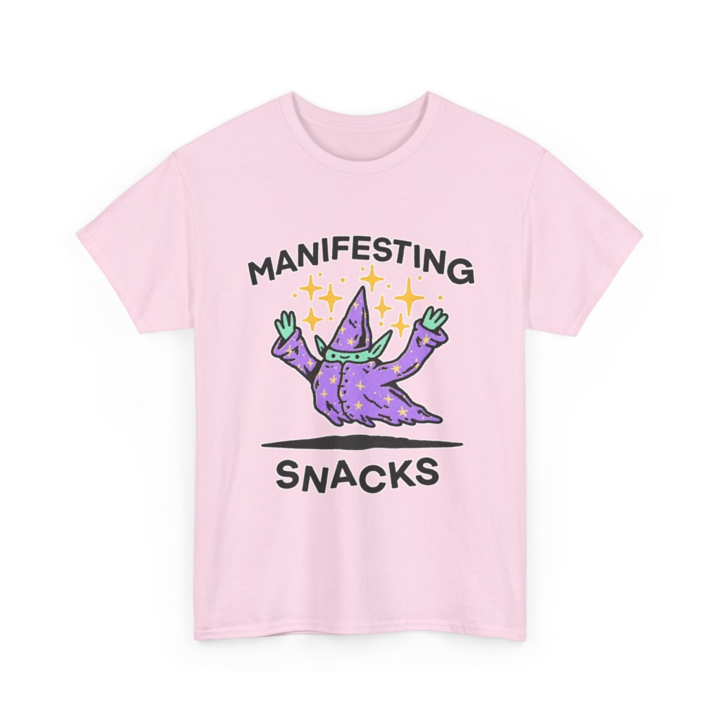 Manifesting Snacks Wizard Print Tee