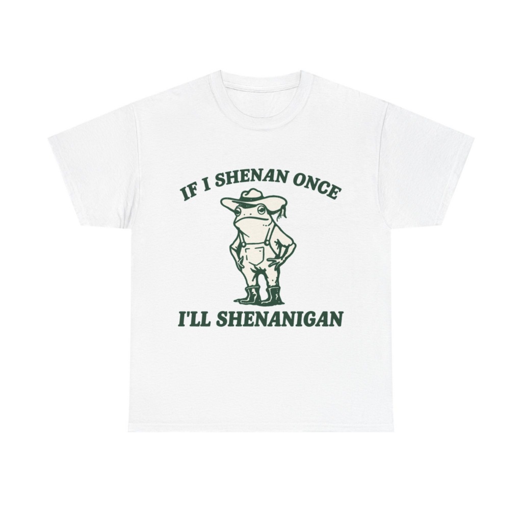 Cowboy Frog 'If I Shenan Once' Graphic T-Shirt