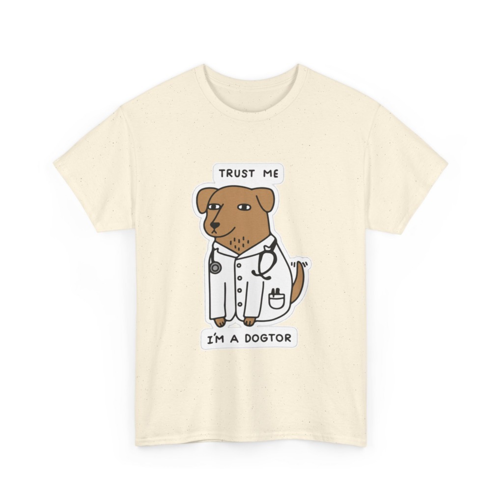 Trust Me I'm a Dogtor Cartoon Graphic Tee
