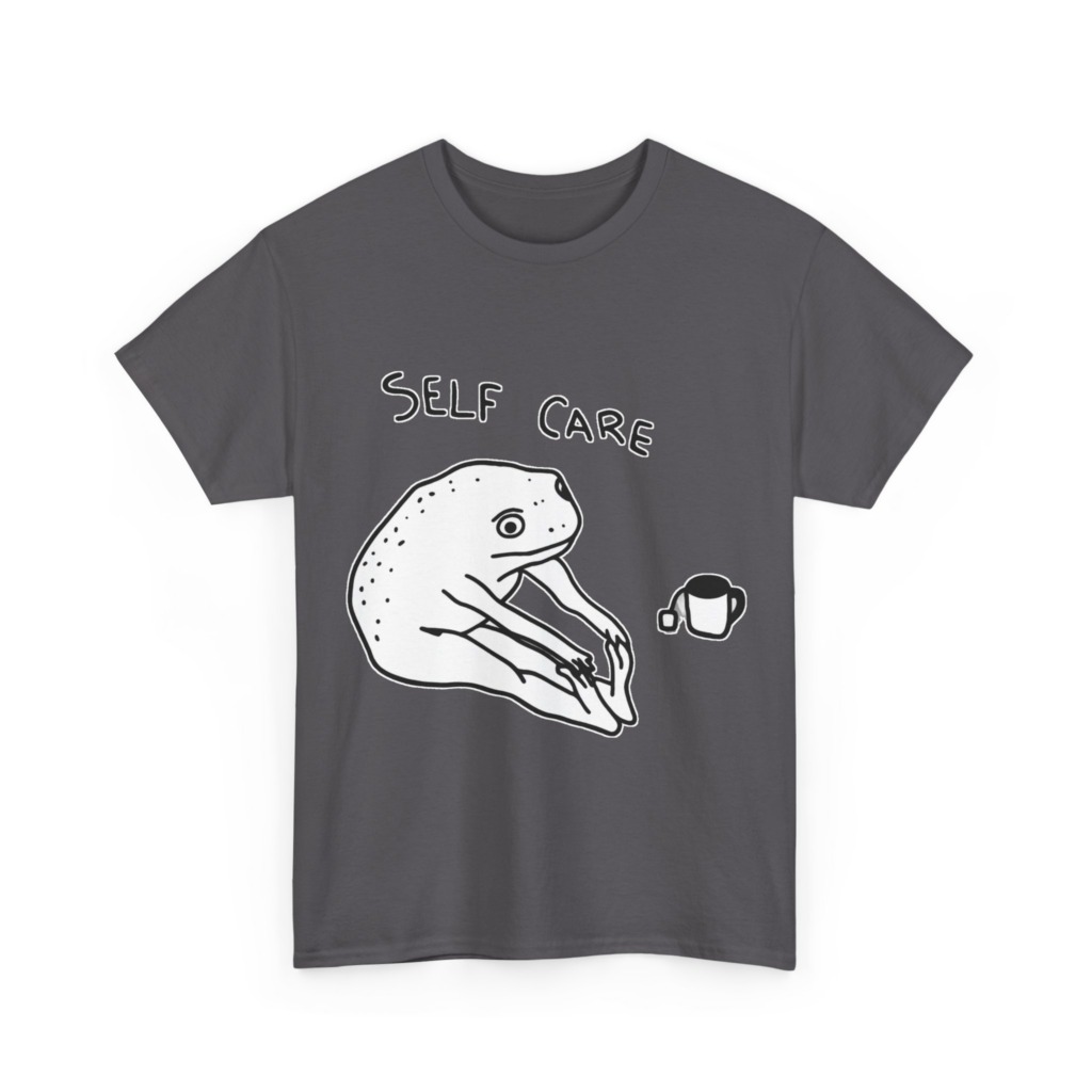 Self Care Frog & Tea Graphic T-Shirt