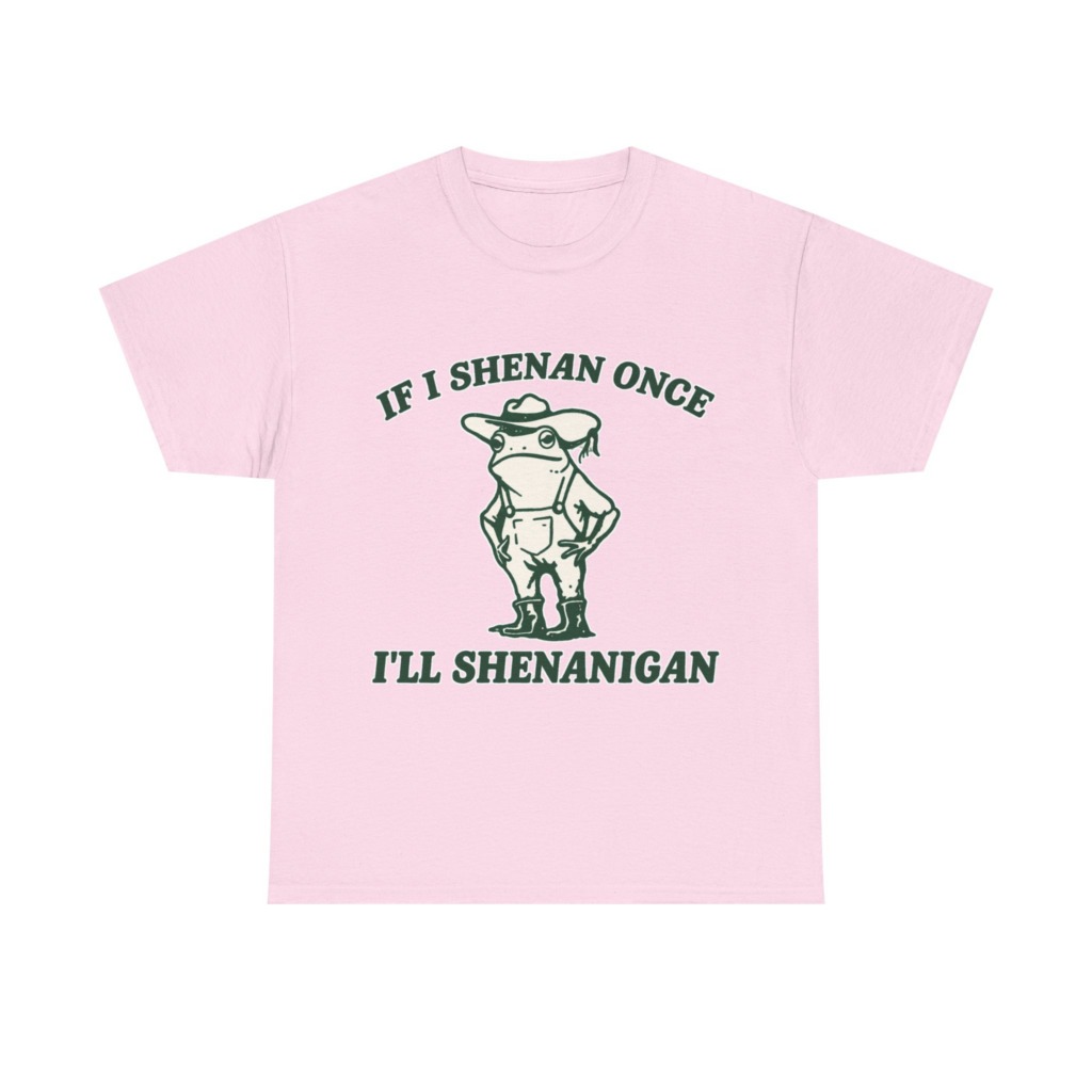 Cowboy Frog 'If I Shenan Once' Graphic T-Shirt