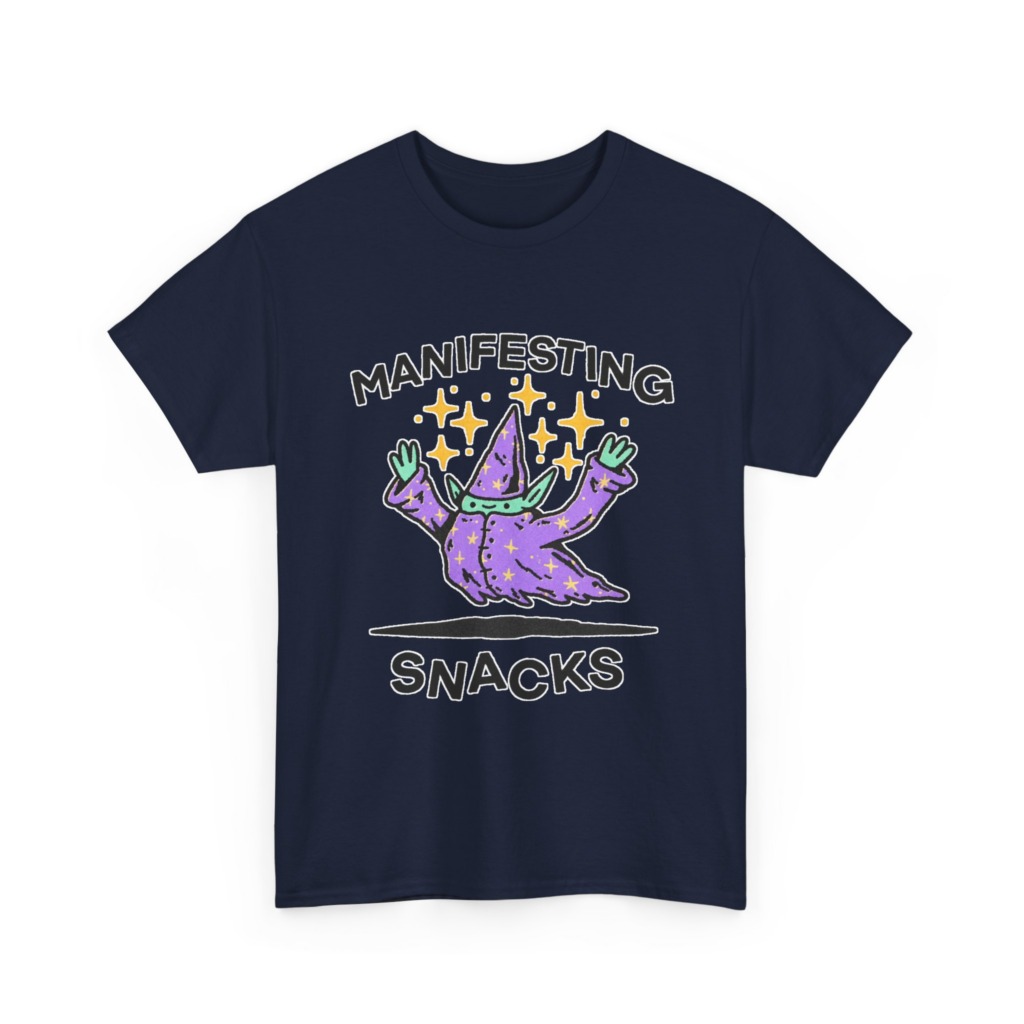 Manifesting Snacks Wizard Print Tee