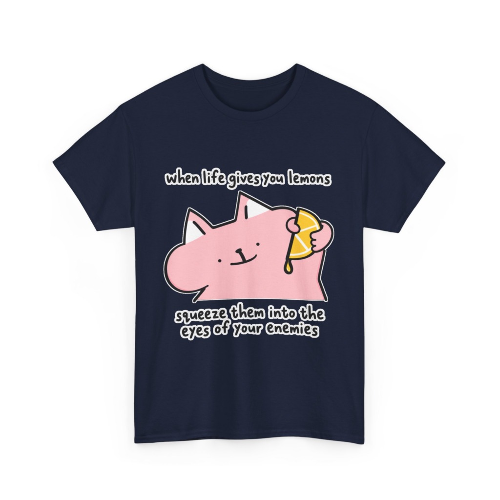 When Life Gives You Lemons Cat Graphic Tee