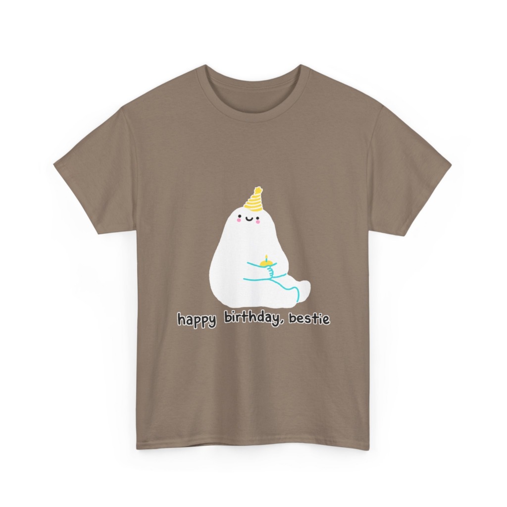 Birthday Bestie Ghost Graphic T-Shirt