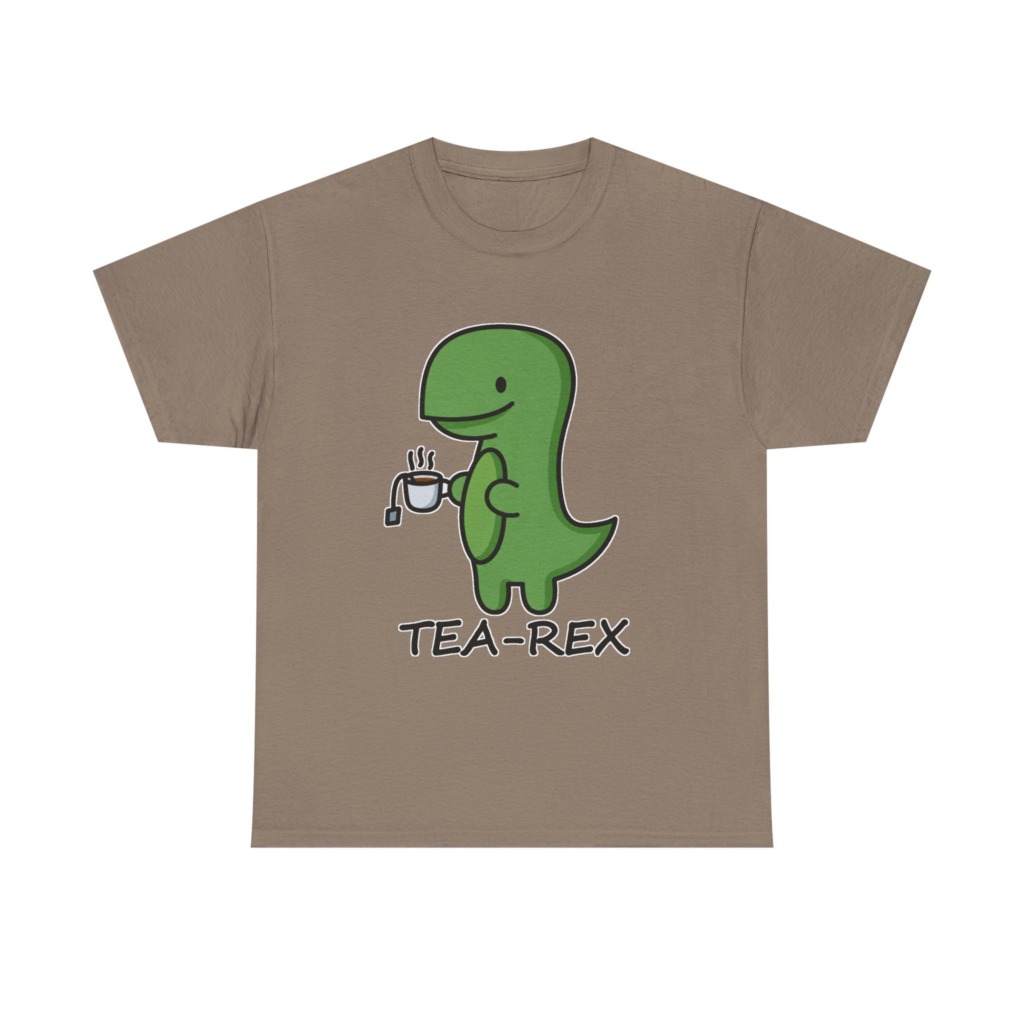 T-Shirt: Cute Tea-Rex Dinosaur Graphic Print