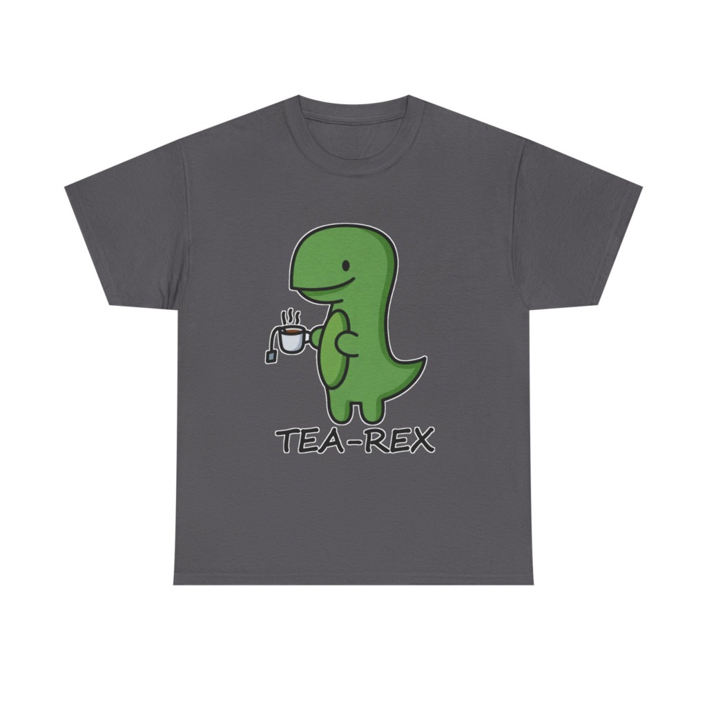 T-Shirt: Cute Tea-Rex Dinosaur Graphic Print