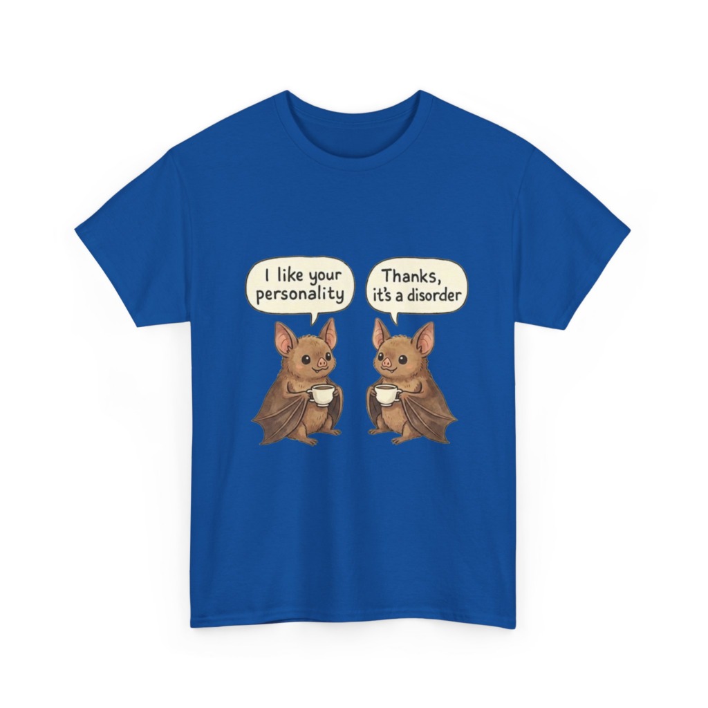 Sarcastic Bats Coffee Graphic T-Shirt