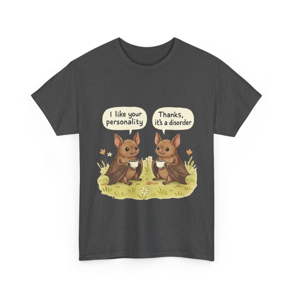 T-Shirt: Bats Personality Disorder Coffee Quote