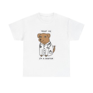 Trust Me I'm a Dogtor Cartoon Graphic Tee