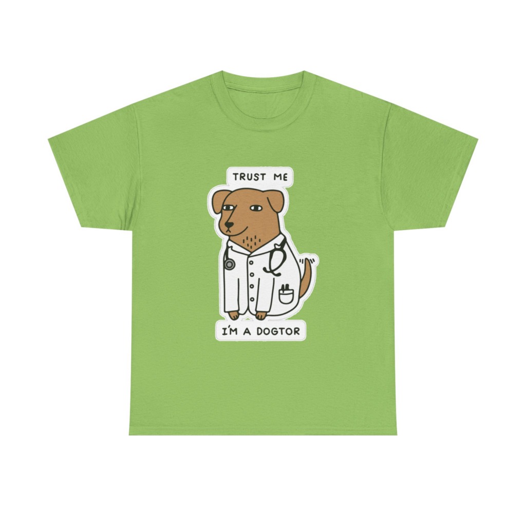 Trust Me I'm a Dogtor Cartoon Graphic Tee