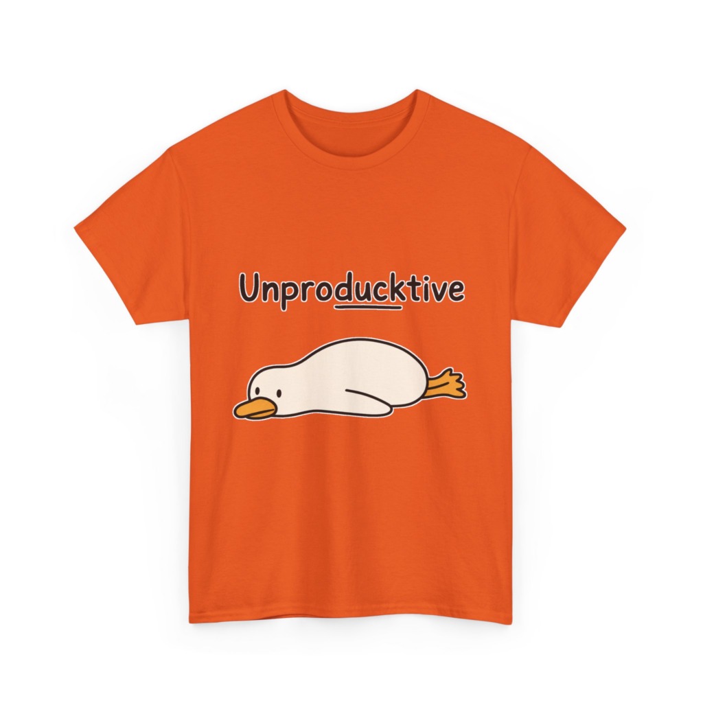 Unproducktive Duck Graphic T-Shirt