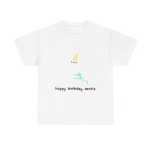 Birthday Bestie Ghost Graphic T-Shirt