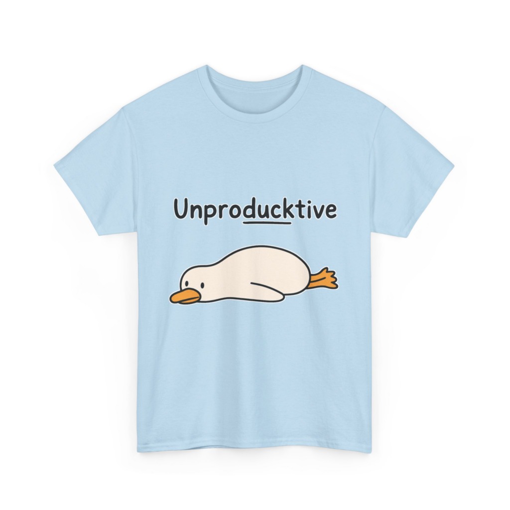 Unproducktive Duck Graphic T-Shirt