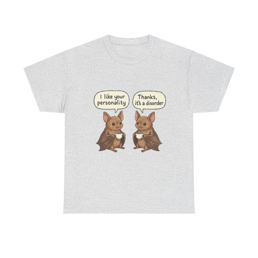 T-Shirt: Bats with Coffee Personality Disorder