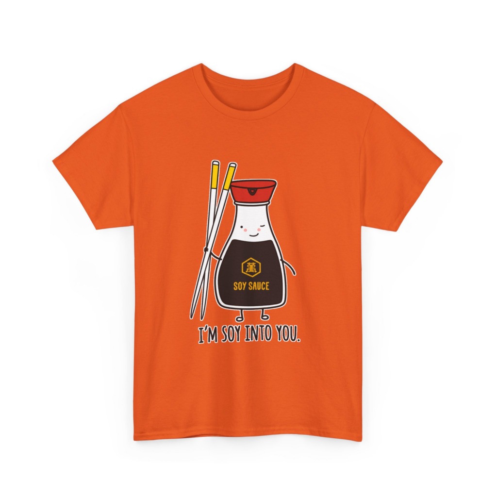 T-Shirt: 'I'm Soy Into You' Kawaii Soy Sauce Print