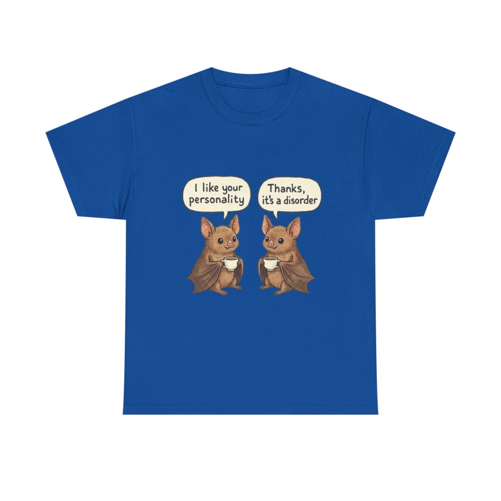 T-Shirt: Bats with Coffee Personality Disorder