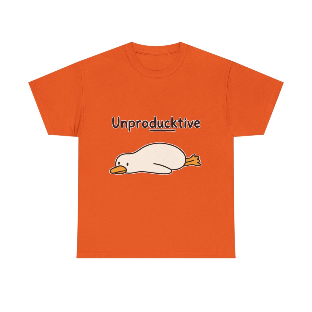 Unproducktive Duck Graphic T-Shirt