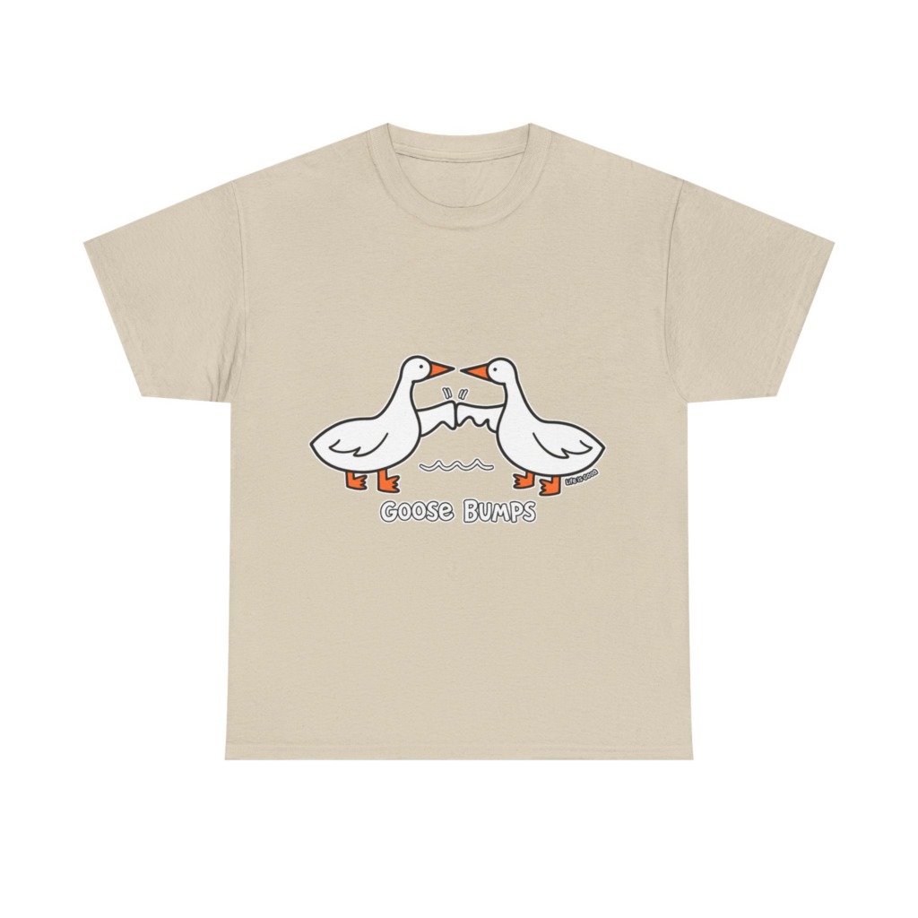Goose Bumps Geese Graphic T-Shirt