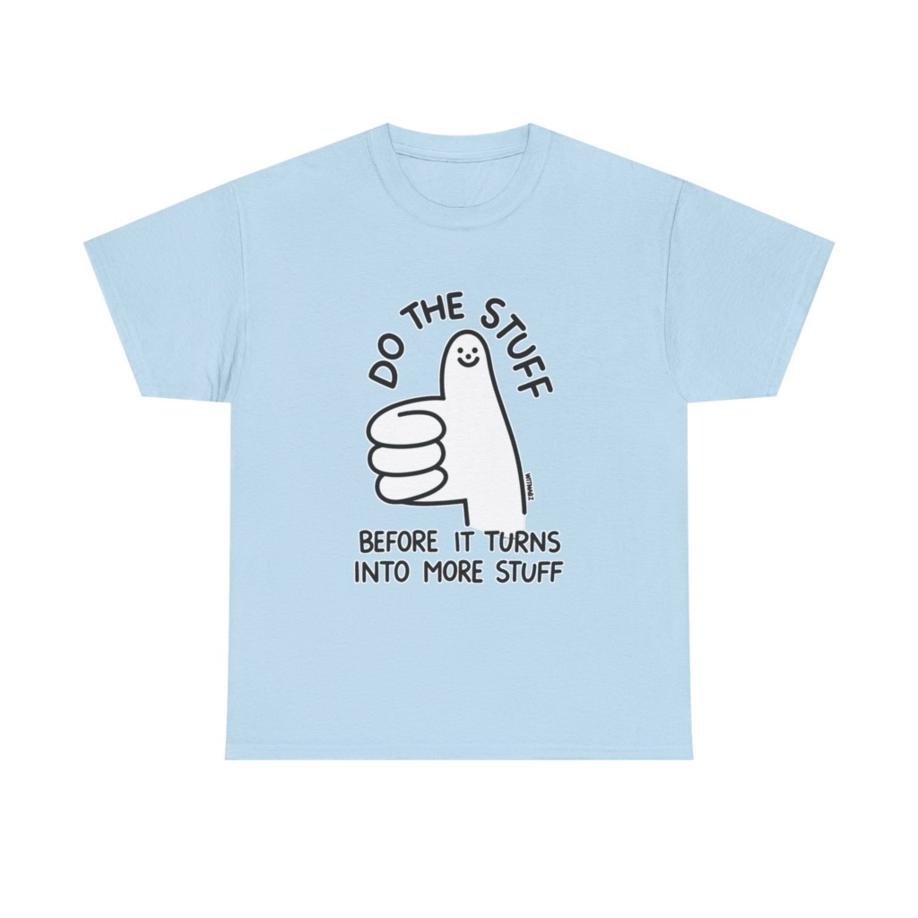 Smiley Thumbs-Up 'Do The Stuff' Graphic T-Shirt