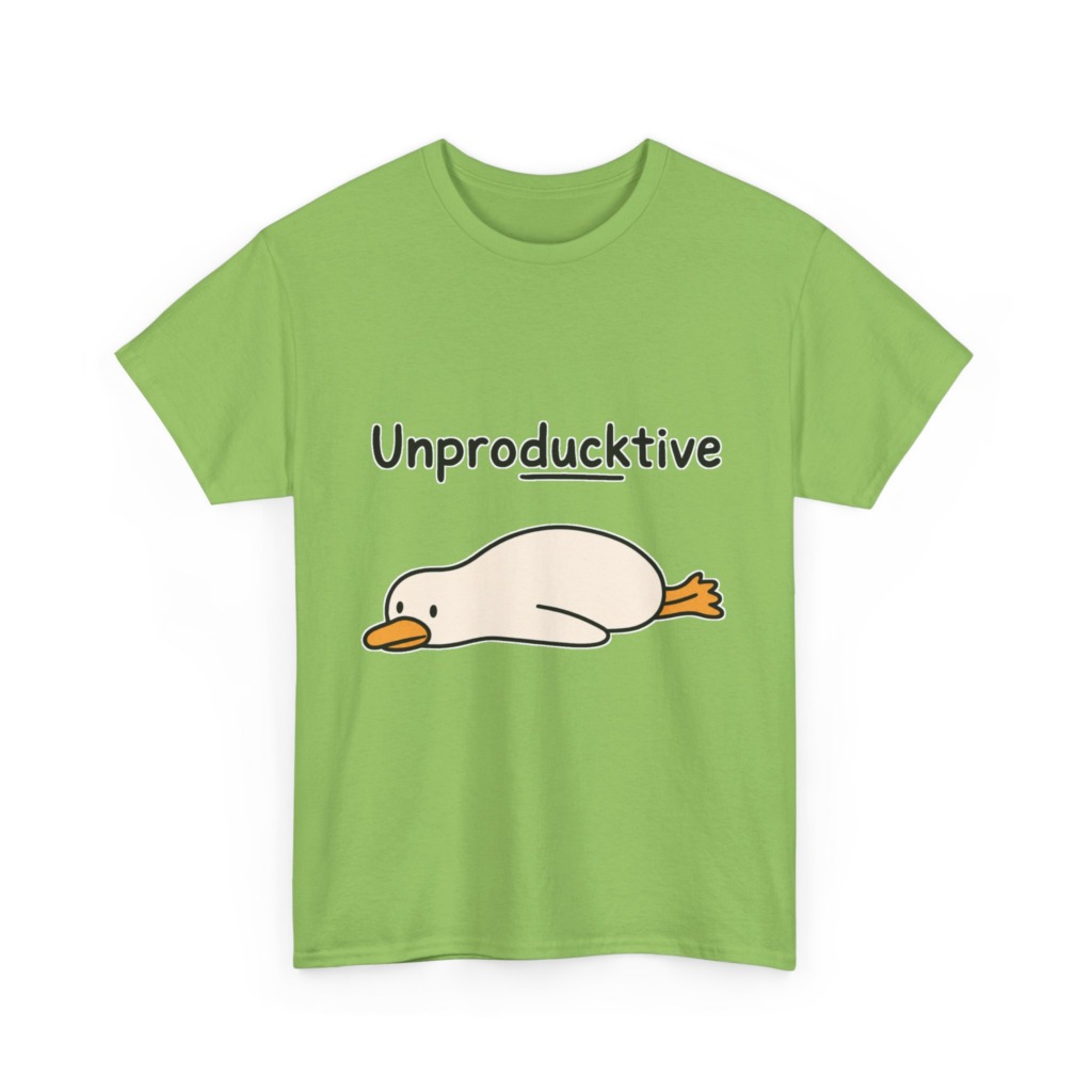 Unproducktive Duck Graphic T-Shirt