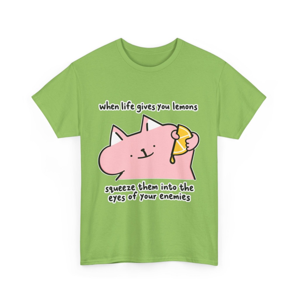 When Life Gives You Lemons Cat Graphic Tee