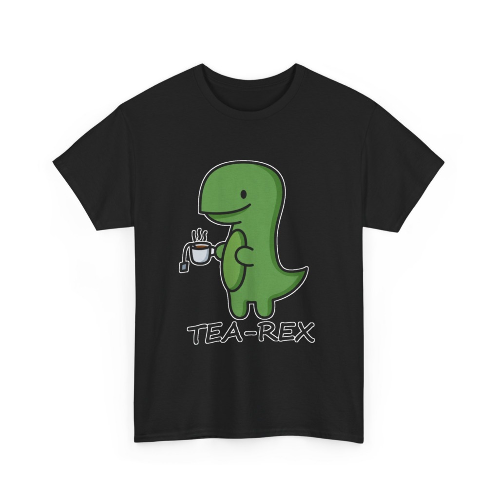 T-Shirt: Cute Tea-Rex Dinosaur Graphic Print
