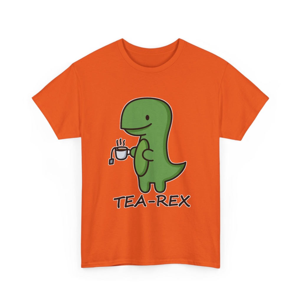 T-Shirt: Cute Tea-Rex Dinosaur Graphic Print
