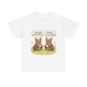 T-Shirt: Funny Bats with Coffee & Personality Quote