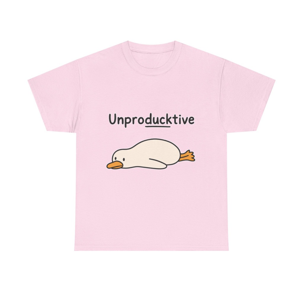 Unproducktive Duck Graphic T-Shirt