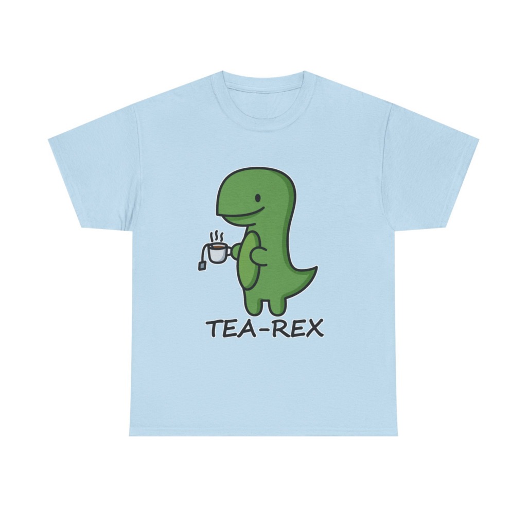 T-Shirt: Cute Tea-Rex Dinosaur Graphic Print