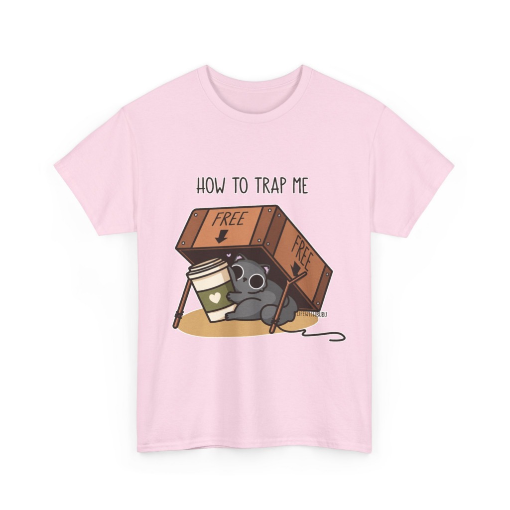 How to Trap Me Coffee Cat Graphic Tee