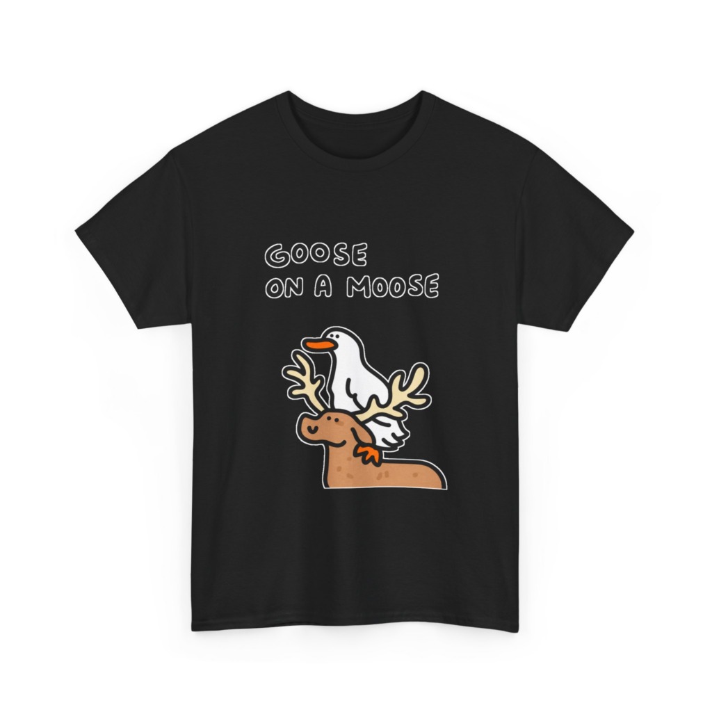 Goose on a Moose Graphic T-Shirt