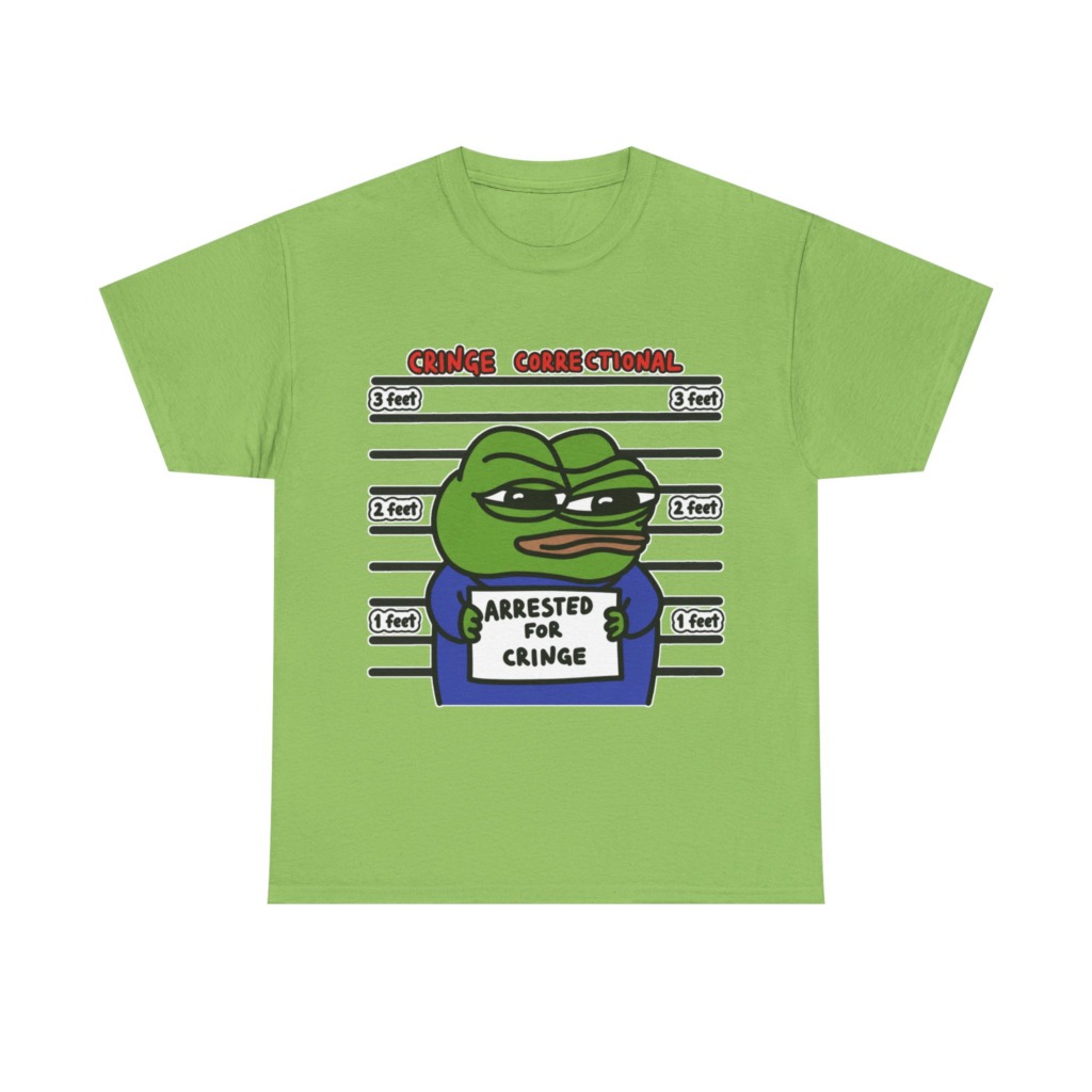 Pepe the Frog Cringe Correctional T-Shirt