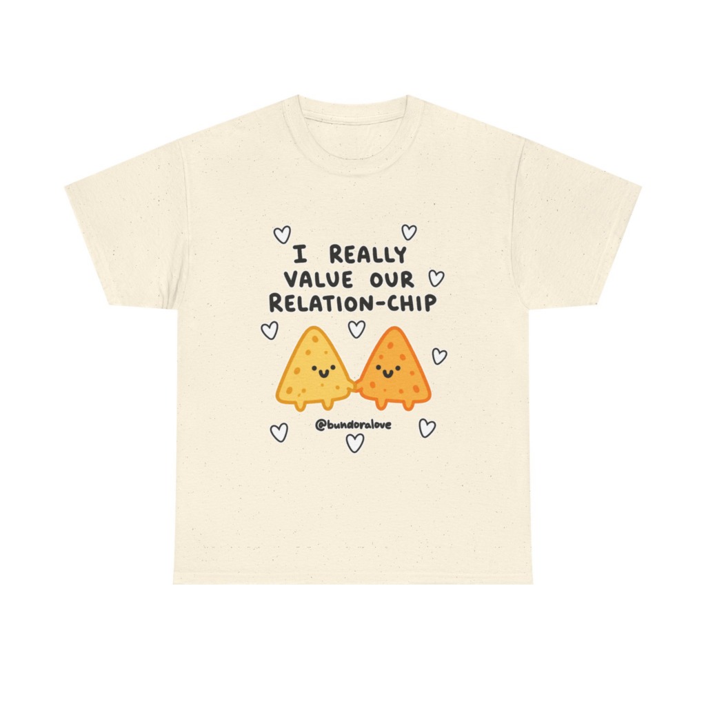 T-Shirt: Cute Nacho 'Relation-Chip' Graphic