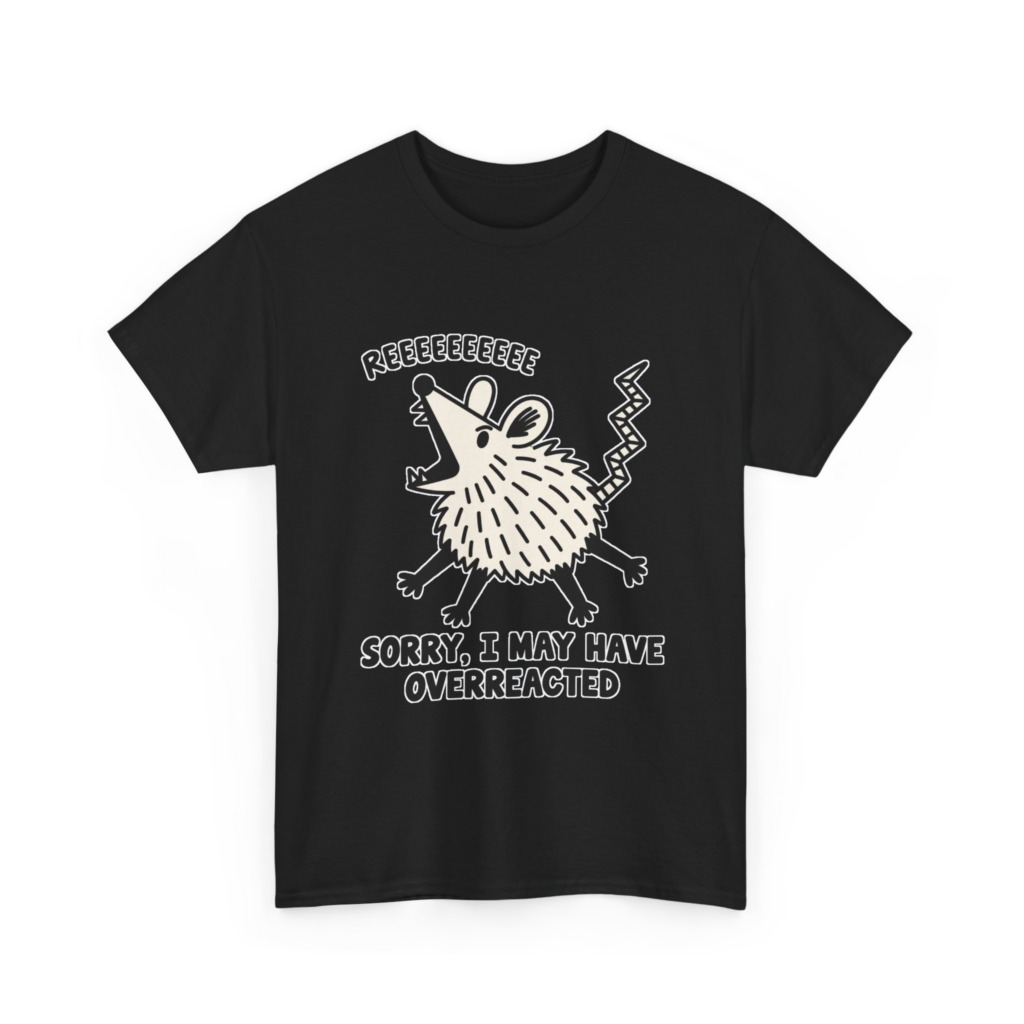 Opossum Overreaction Graphic T-Shirt