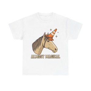 T-Shirt: Almost Magical Traffic Cone Unicorn