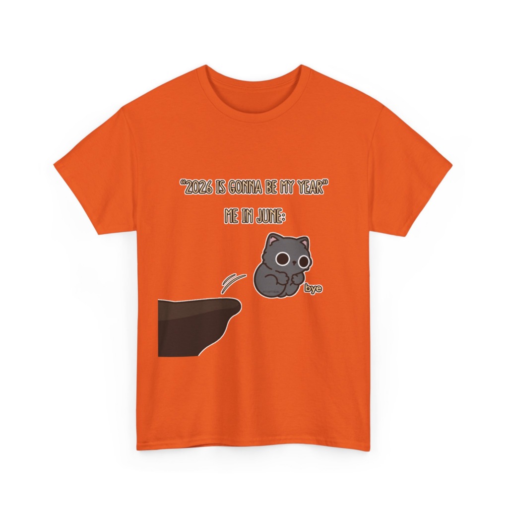 T-Shirt: '2026 Is My Year' Bubu Cat Meme Print