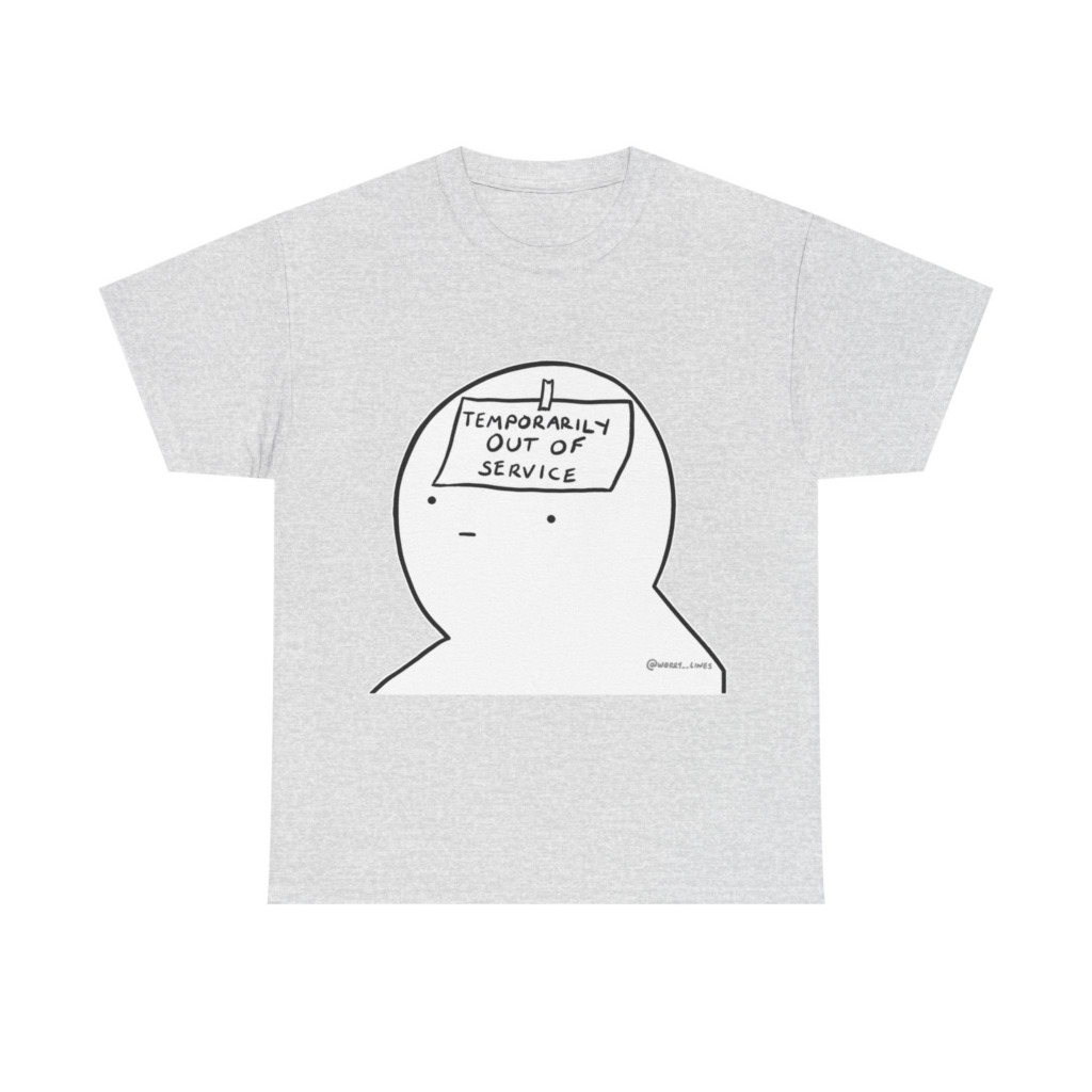 Graphic T-Shirt: Temporarily Out of Service Head