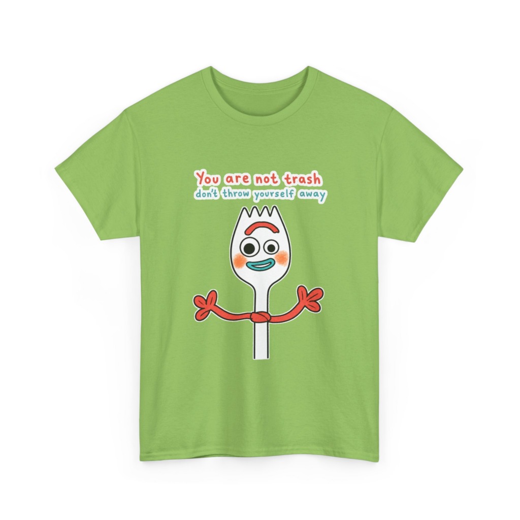 Forky 'You Are Not Trash' Graphic T-Shirt