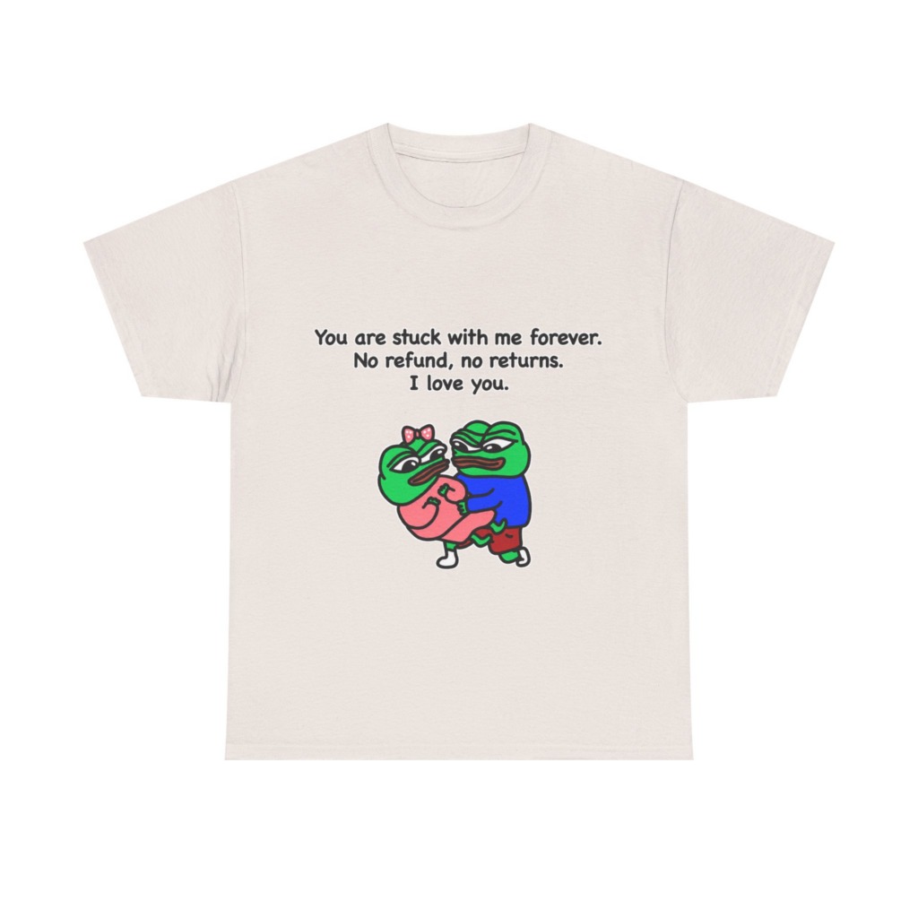 Forever Stuck Love Frogs Graphic Tee