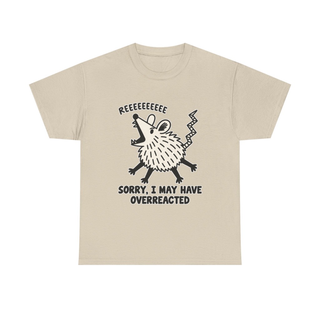 Opossum Overreaction Graphic T-Shirt