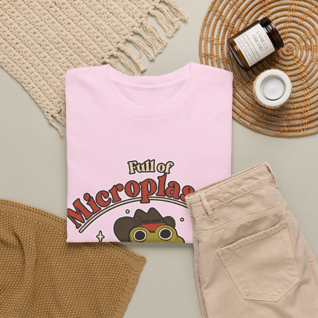 T-Shirt: Cowboy Frog Microplastics Graphic